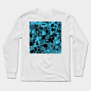 Random Shapes Abstract Pattern Long Sleeve T-Shirt
